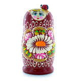 Russian Nesting Doll Lady with Ladybug