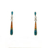 SS Onyx/Lapis/Multicolor Drop Post Earrings