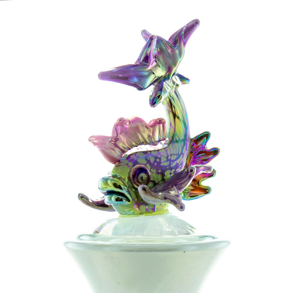 Art Glass Fish Decanter by Stuart Abelman