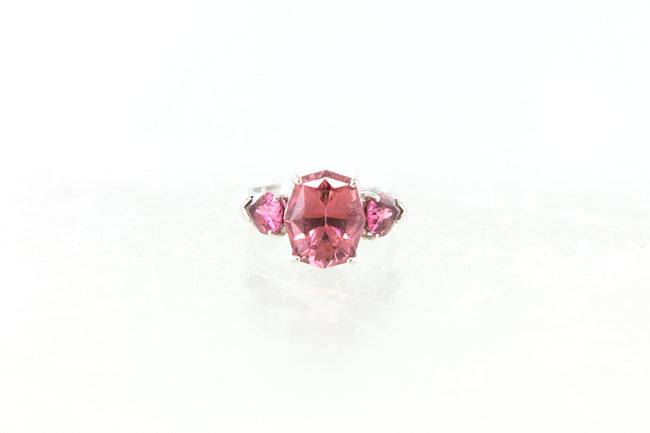 14KW Pink Tourmaline Ring