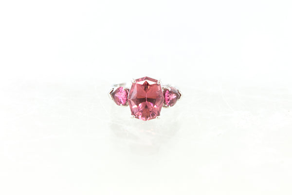14KW Pink Tourmaline Ring