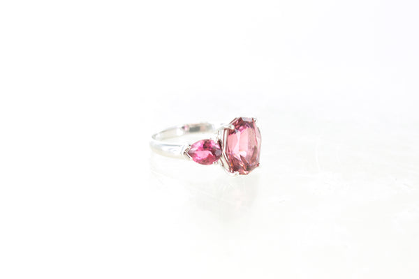 14KW Pink Tourmaline Ring