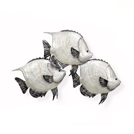 Ceramic Wall Art Iridescent Fish Small