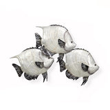 Trio of Fish Capiz Shell Wall Art