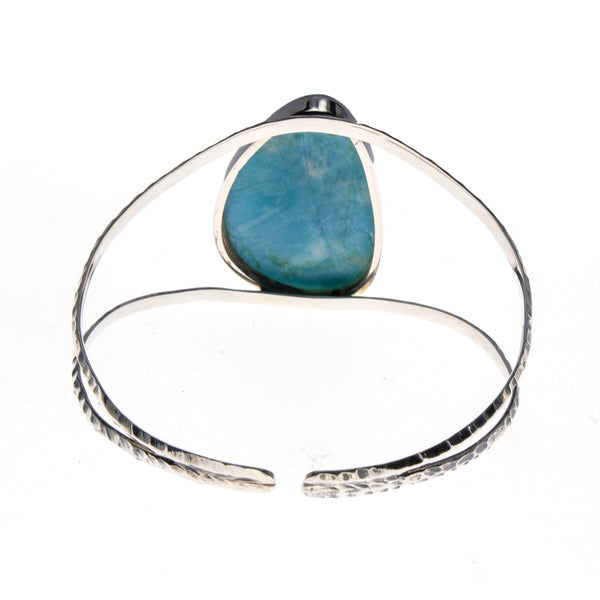 Sterling Silver Larimar Cuff Bracelet