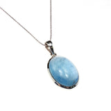 teardrop Sterling Silver Aquamarine Assorted Necklace