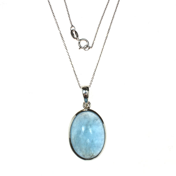 teardrop Sterling Silver Aquamarine Assorted Necklace