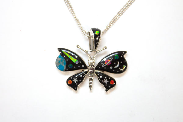 SS Night Sky Butterfly Necklace