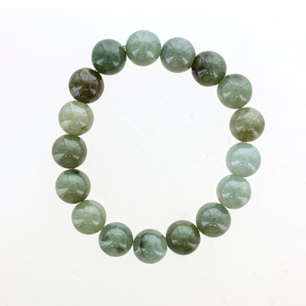 Jade Elastic Bracelet 11mm