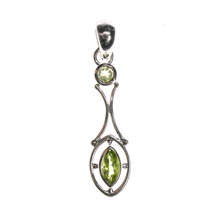SS 14K Boulder Opal and Peridot Necklace