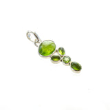 SS Peridot/Moonstone/Blue Topaz & Kyanite Multi-stone Pendants