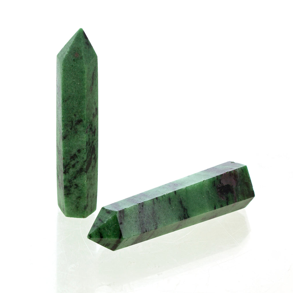 Ruby Zoisite Obelisk from Tanzania