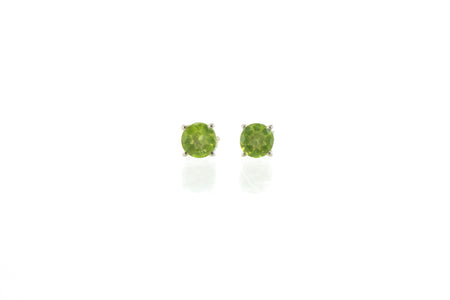 SS Amethyst Cabochon Round Studs