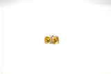 SS Citrine Circle Studs