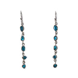 Sterling Silver Apatite Drop Dangle Earrings