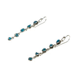 Sterling Silver Apatite Drop Dangle Earrings