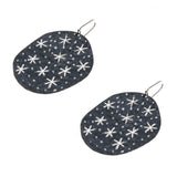 Oxidized Sterling Silver Starry Night Earrings