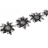 Sterling Silver Sunflower Bracelet