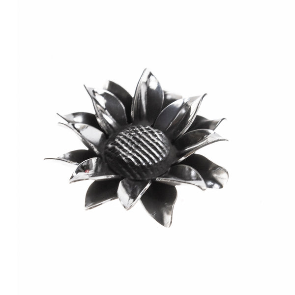 Sterling Silver Sunflower Pendant