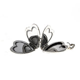 Sterling Silver Quatrefoil Heart Locket