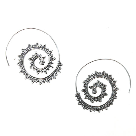 SS CZ Hoop Earrings