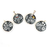 SS Ceramic Day of the Dead Pendants