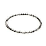 Sterling Silver Bead Bangle Bracelet