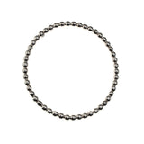 Sterling Silver Bead Bangle Bracelet