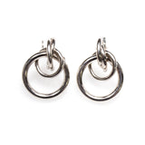 SS Gradating Circle Link Earrings