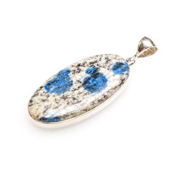 SS Raindrop Azurite Pendant