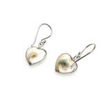 SS Shiva Shell Heart Earrings