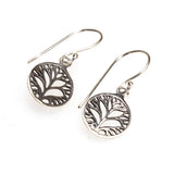 SS Tree Cutout Earrings