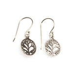 SS Tree Cutout Earrings