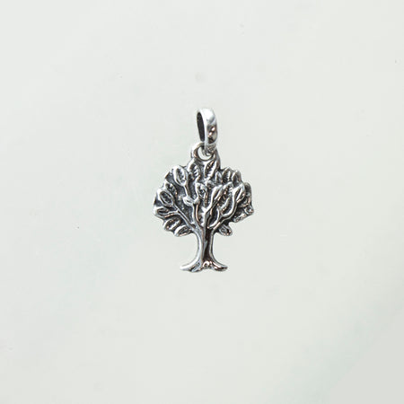 SS Curled Tree of Life Pendant (large)