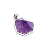 SS Amethyst Point Pendant