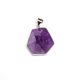 SS Amethyst Point Pendant