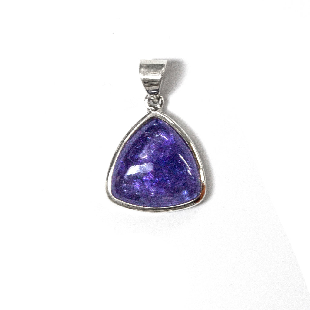 SS Tanzanite Trillion Cabochon Pendant