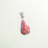 SS Small Rhodochrosite Pear Pendant