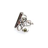 SS Tourmaline Bubble Ring