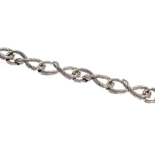 SS Ourobulos Infinity Snake Toggle Bracelet