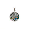 SS Abalone Tree of Life Pendant (small)