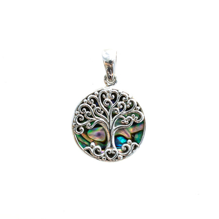 Sterling Silver 3 Abalone Fish Collar Necklace