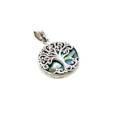 SS Abalone Tree of Life Pendant (small)