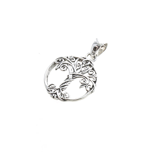 SS Winding Vine Tree Pendant (small)