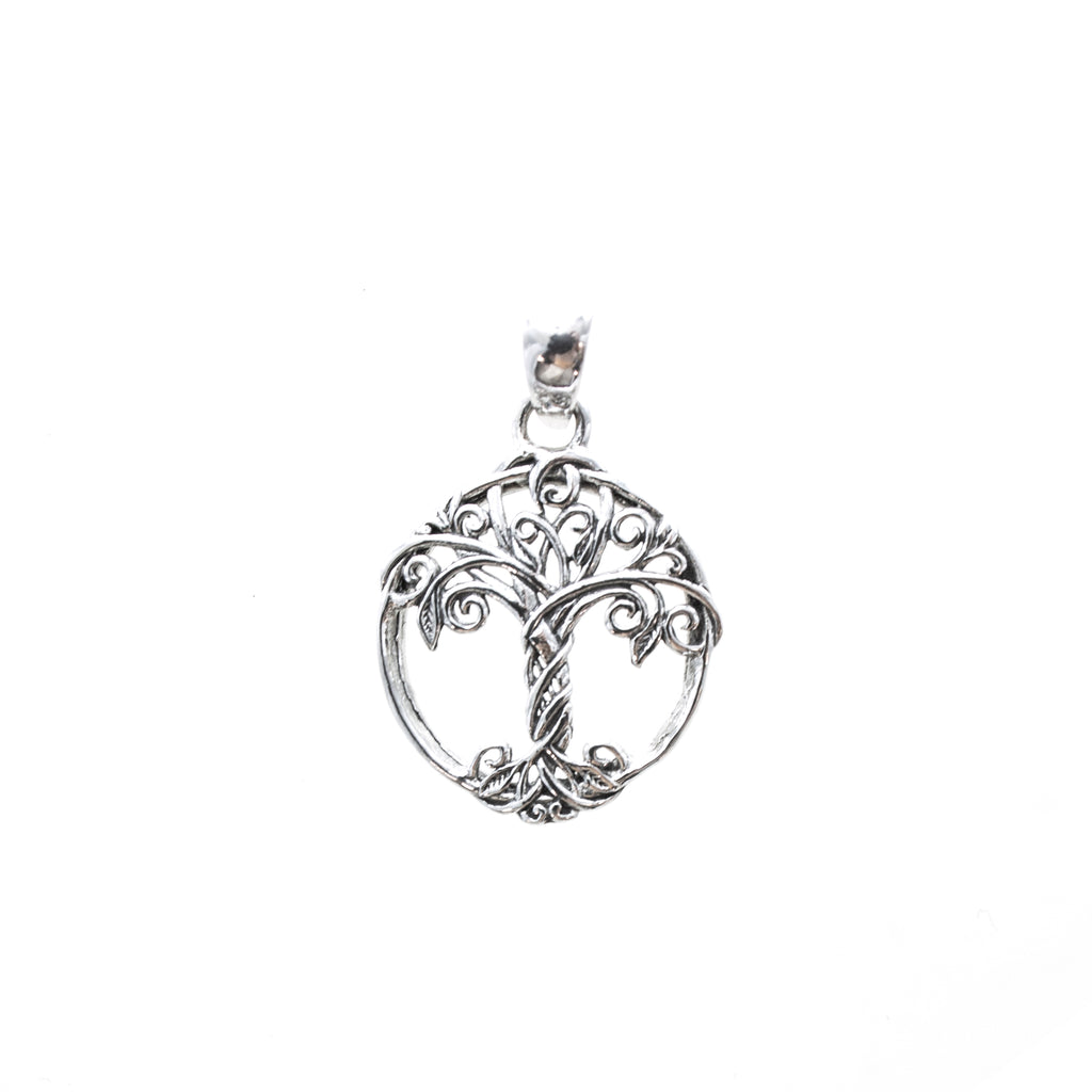 SS Winding Vine Tree Pendant (small)