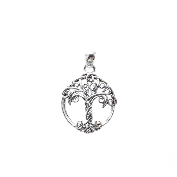 SS Winding Vine Tree Pendant (small)