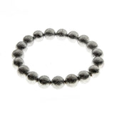 Meteorite Bead Bracelet