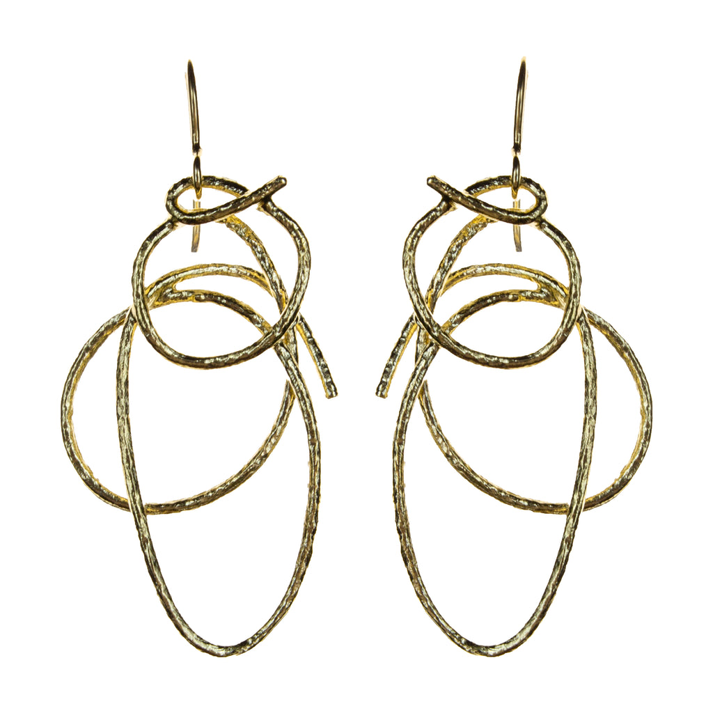 Vermeil Spiral Earrings