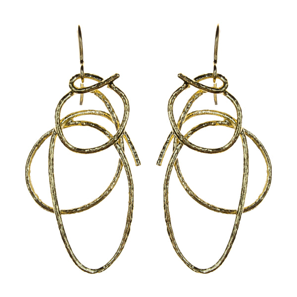 Vermeil Spiral Earrings