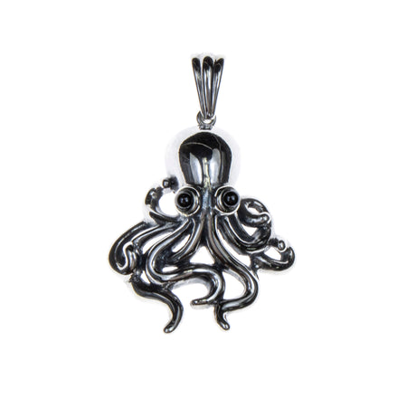 SS Amber Spider Pendant